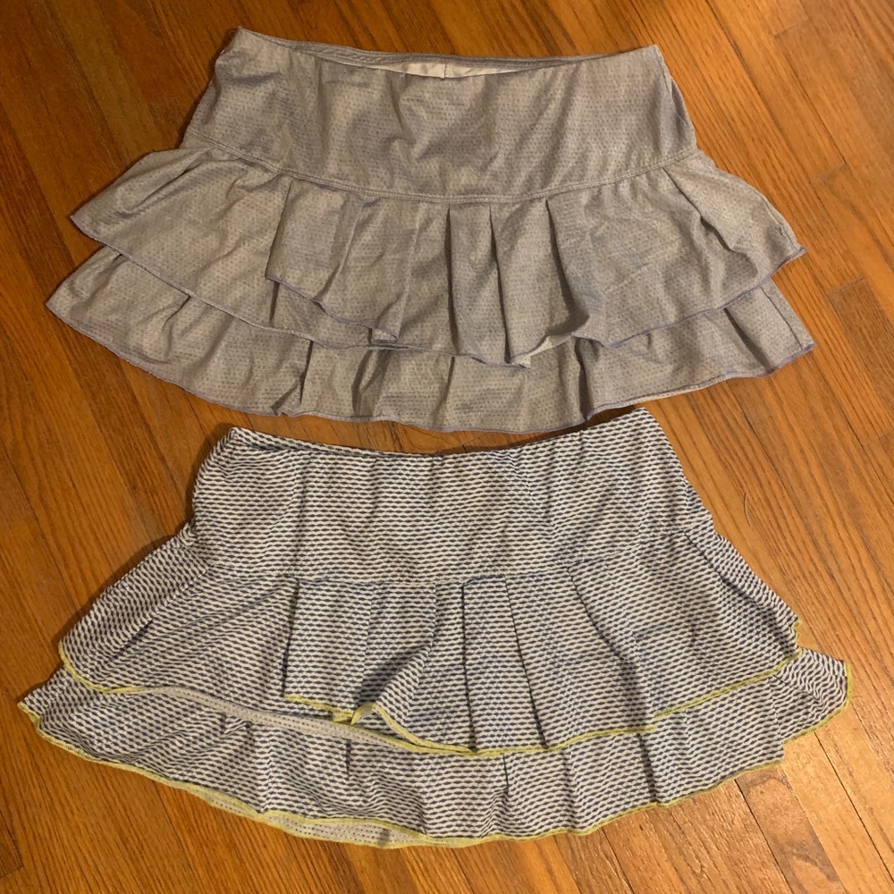 ‘Lucky In Love’ tennis skirts